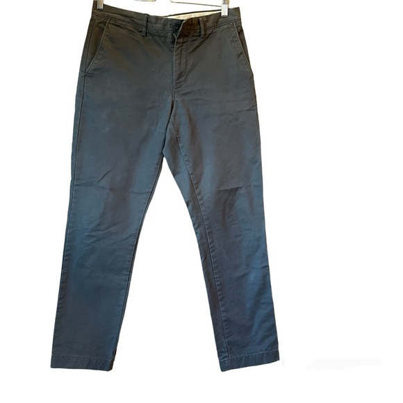 J.Crew Men’s BROKEN IN 770 Grey Pant 100% Cotton Size 32 - Picture 1 of 13